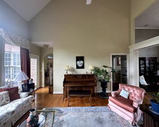 Living Room Piano View
