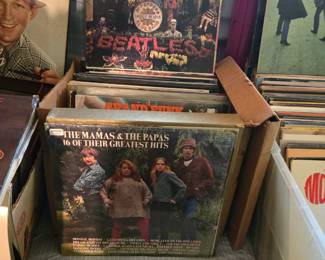 Loads of classic, country, rock and roll records - 45, 78 and 33's