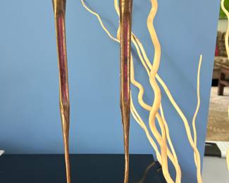 MCM Hessel Studio, Hammered Copper Candlesticks
