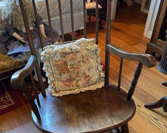 ANTIQUE WOOD ROCKER