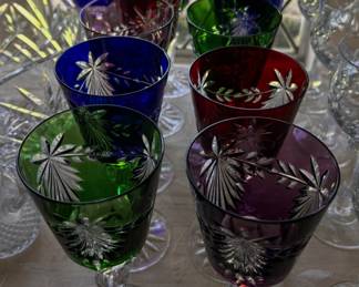 BOHEMIAN "CUT TO CLEAR" STEMWARE