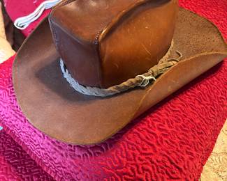 CUSTOM MADE LEATHER HAT