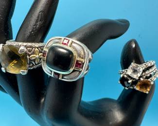 Bixby Sterling 18K, David Yurman Sterling 18k, JAI ring