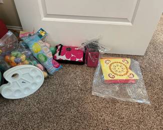 Toys and art supplies