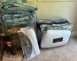 Blankets and crib bumpers