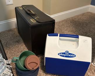 Coolers and luggage