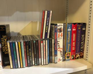 CDs and VHS