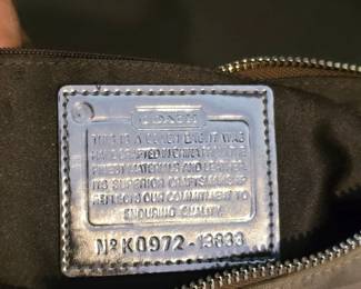 Coach Poppy Crossbody Signature Pink Leather trim