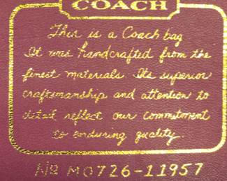 Coach Signature Jacquard Monogram Shoulder Bag