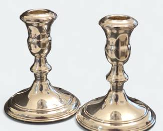 Reed & Barton Sterling Silver Candle Holders