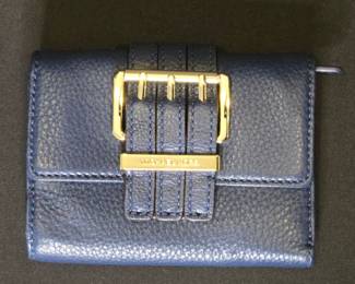 Michael Kors Trifold Navy Blue Clutch Wallet