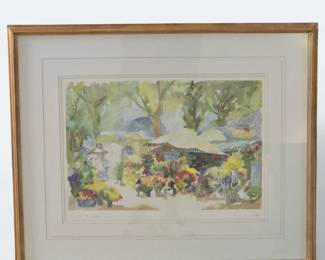 Sophie's Garden by Pierre Jean Llado Signed Print