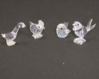 Miniature Crystal Figurines