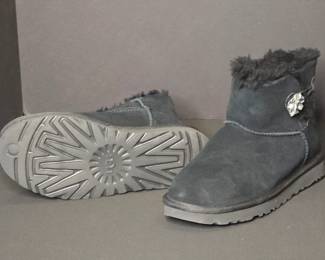 UGG Mini Bailey Button Gem Shoes