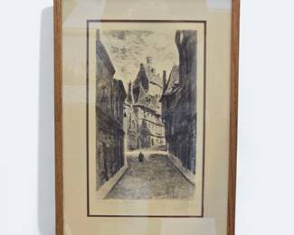 Pencil Etching Print