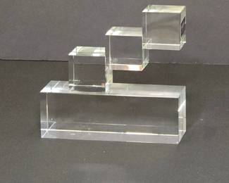 Mikasa Crystal Glass Bookend
