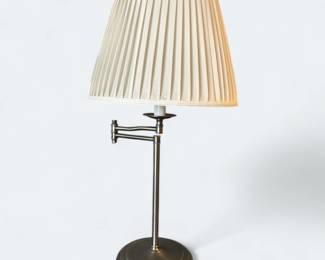 Mid Century Modern Swing Arm Brass Lamp