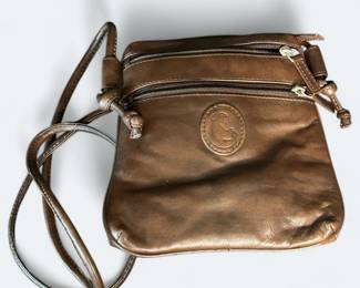 Brown Leather Crossbody Satchel