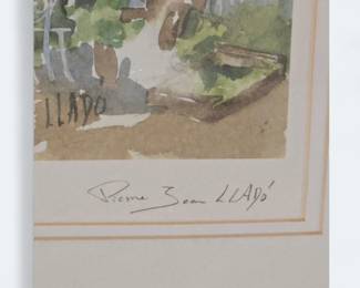 Sophie's Garden by Pierre Jean LLado Signed Print