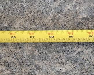 Formica top measurement