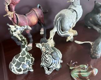 Bier Pottery Studio animals.