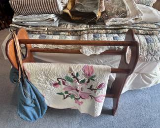 Quilt rack.