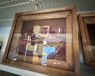 3D shadowbox frame art.