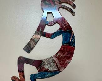 Metal wall art.