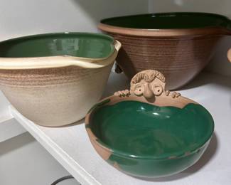 Hand thrown local ceramic art.