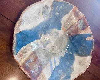 Ceramic wall art plate.
