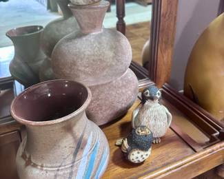 Southwestern style ceramic art.