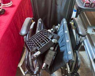 Wheelchair & walker.