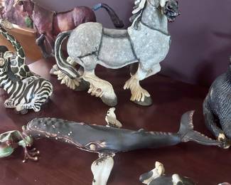 Bier Pottery Studio animals.