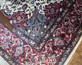 Traditional area rug.