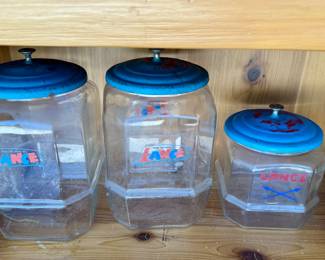 Lance 8-sided cracker jars