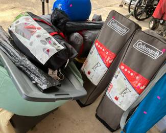 Lots of family camping equipment too