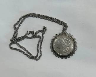 MORGAN DOLLAR DOLLAR NECKLACE