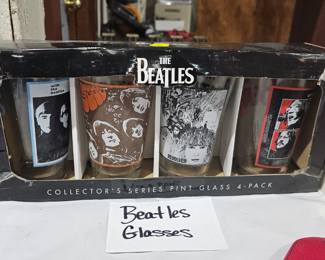 BEATLES DRINKING GLASSES