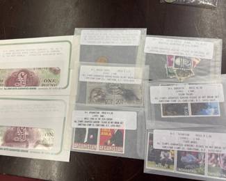 VARIOUS STAMPS FOREIGN CURRENCY