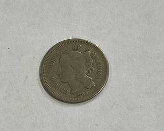 1865 3 CENT NICKEL