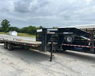 HANK 25 GOOSENECK FLATBED TRAILER