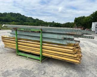 RACK OF INDUSTRIAL PALLET SHELVING