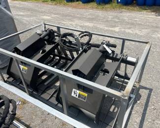 72 SKID STEER ROCK BRUSH GRAPPLE