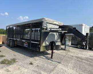 2014 GOOSENECK 24X66 CATTLE TRAILER
