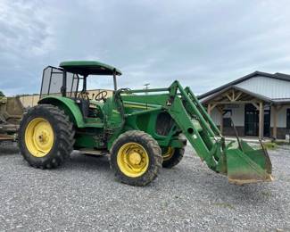JOHN DEERE 6615 4X4 TRACTOR AND LOADER