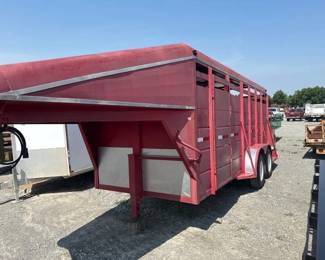 1994 DELTA 16 STOCK TRAILER BILL OF SALE ONLY