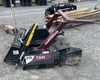TDM V70 SKID STEER DISC MULCHER
