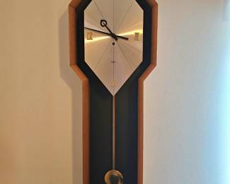 Mid Century Modern Howard Miller Clock