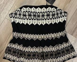 St, John bustier new with tags