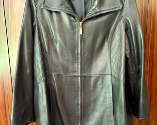 Black leather jackets
